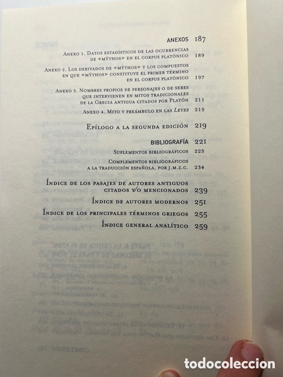 Libros de segunda mano: Plat&oacute;n: las palabras y los mitos - Luc Brisson - Foto 3