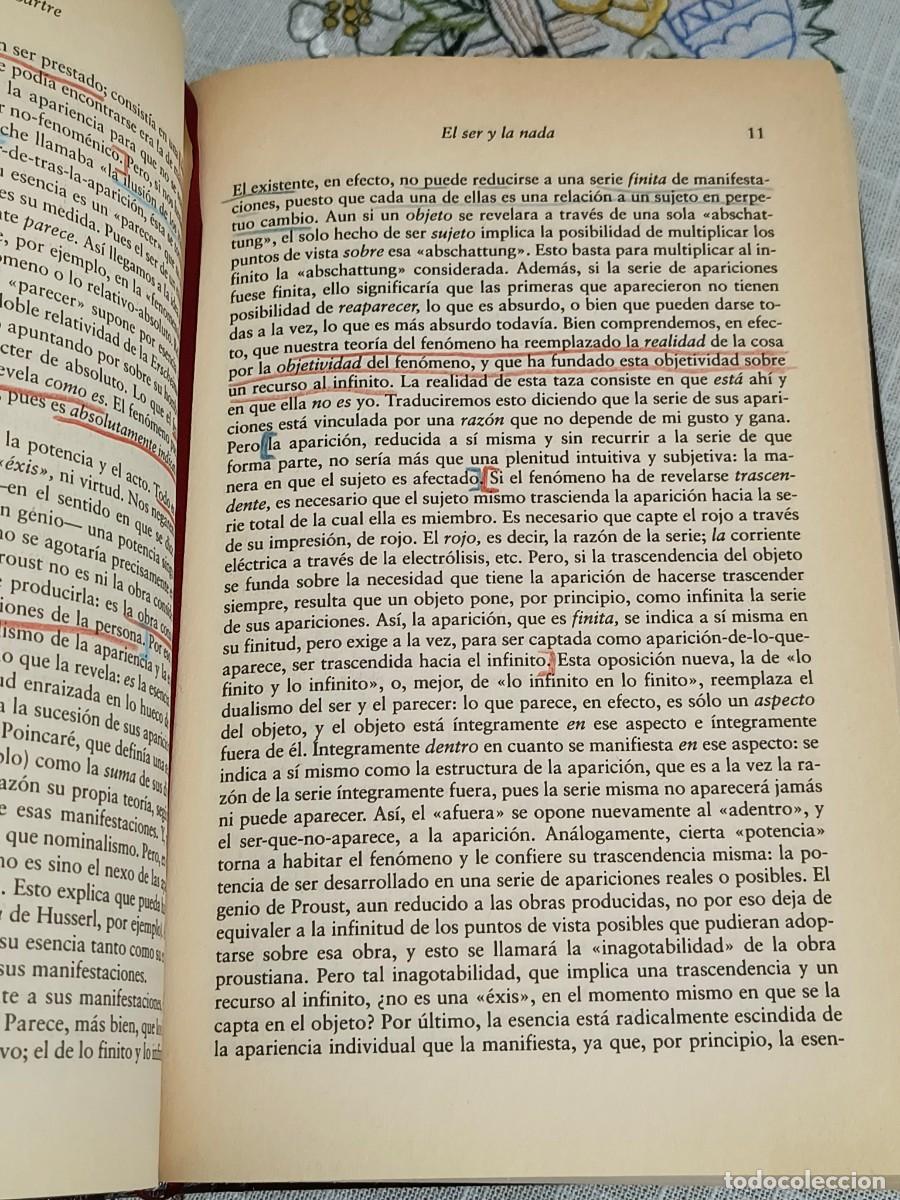 Libros de segunda mano: LIBRO | JEAN- PAUL SARTRE / EL SER Y LA NADA - Foto 2