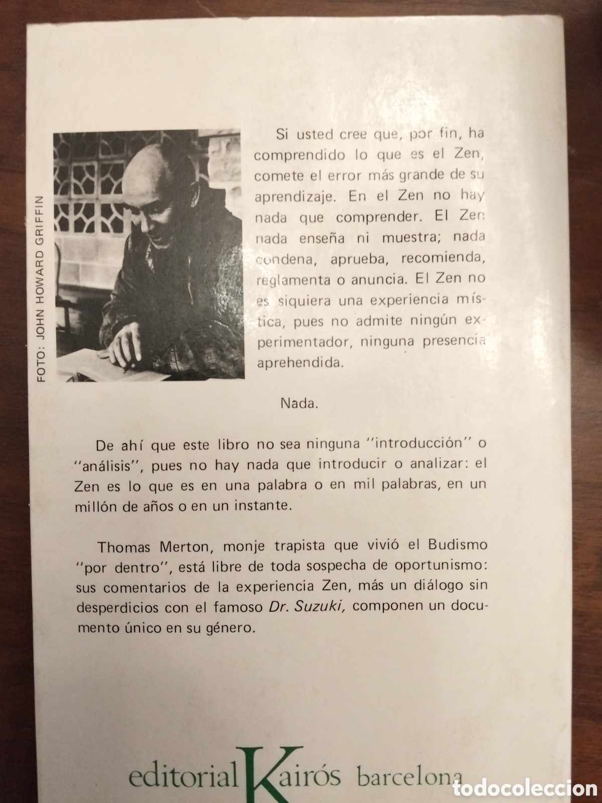 Libros de segunda mano: EL ZEN Y LOS P&Aacute;JAROS DEL DESEO THOMAS MERTON - Foto 4