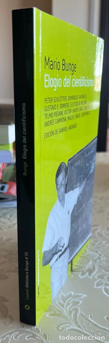 Libros de segunda mano: Bunge, Mario.- Eligio del cientificismo - Foto 2