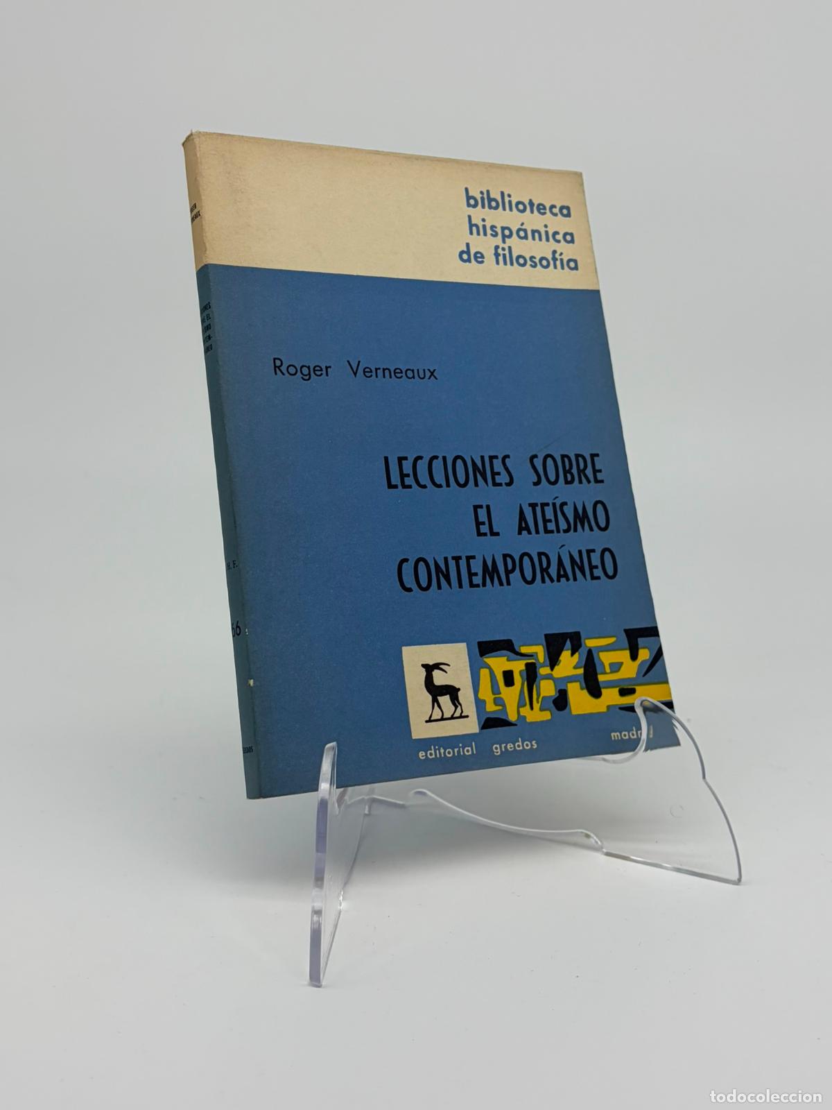 Libros de segunda mano: LECCIONES SOBRE EL ATEISMO CONTEMPORANEO. VERNEAUX, ROGER. GREDOS