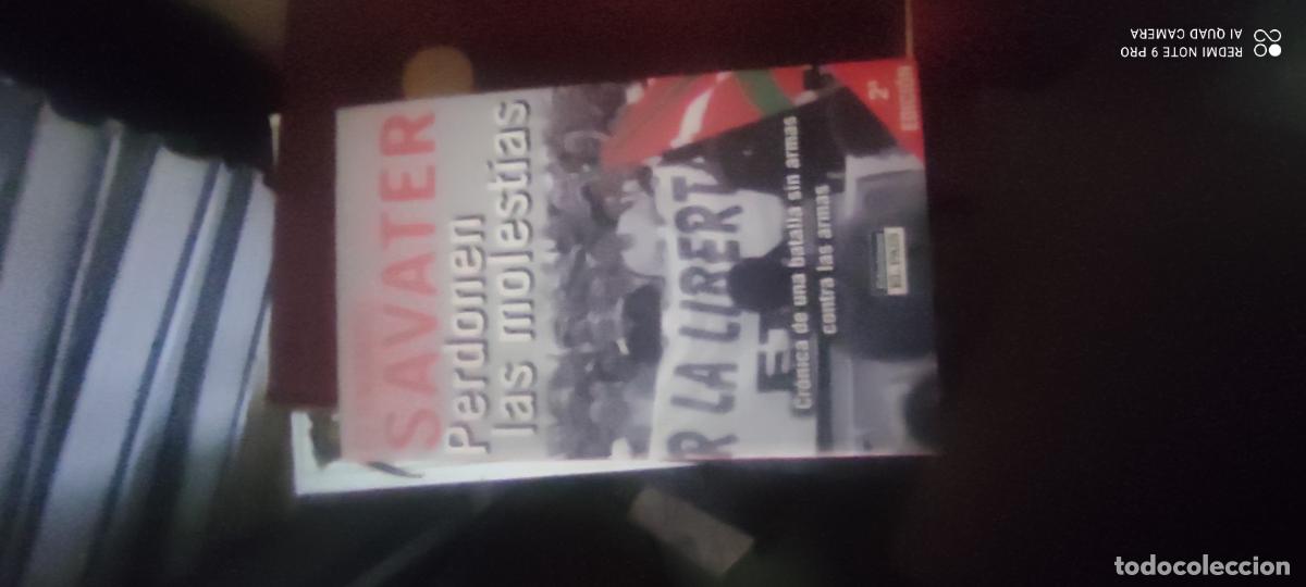 Libros de segunda mano: Perdonen las molestias: cr&oacute;nica de una batalla sin armas contra las armas.- Savater, Fernando