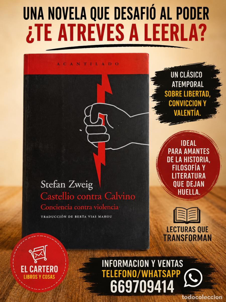 Libros de segunda mano: ZWEIG. (Stefan) - CAST&Eacute;LIO CONTRA CALVINO