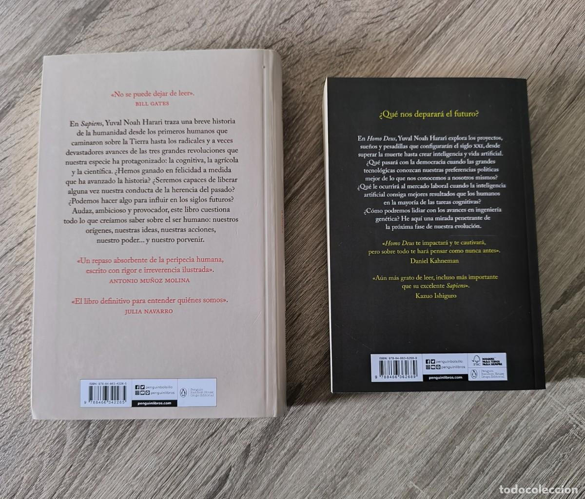 Libros de segunda mano: Pack libros Yuval Noah Harari: Sapiens + Homo Deus - Foto 2