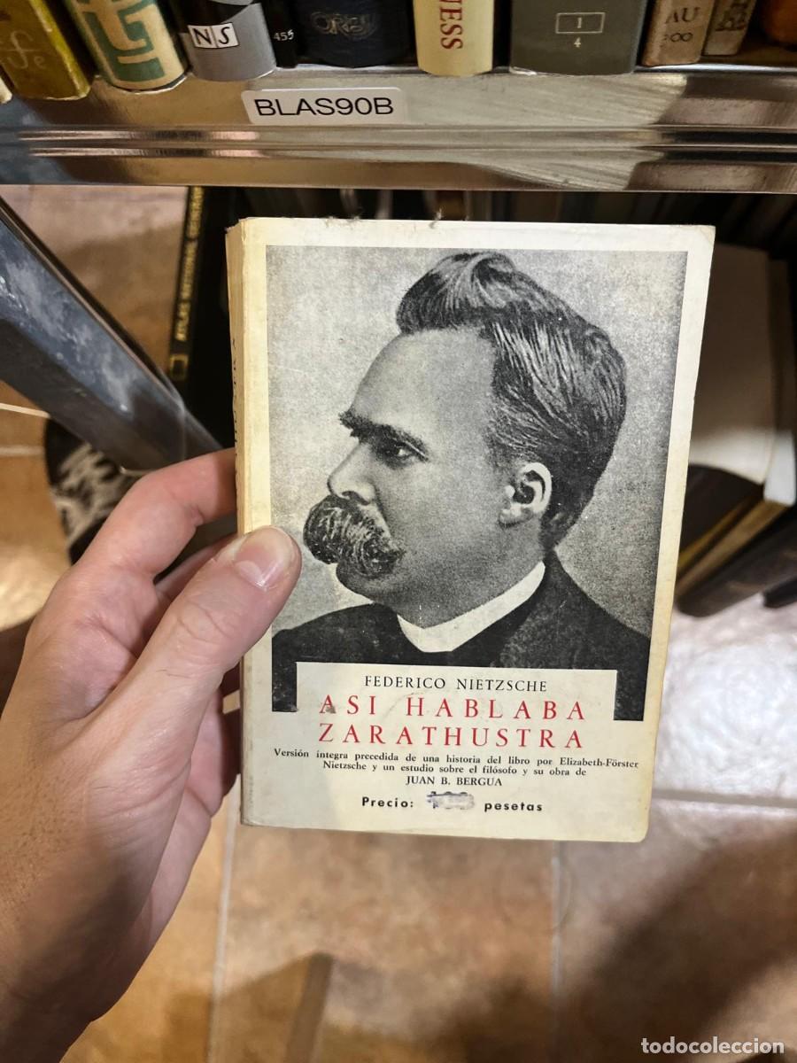 Libros de segunda mano: BLAS90B &ndash; As&iacute; hablaba Zaratustra &ndash; Federico Nietzsche &ndash;