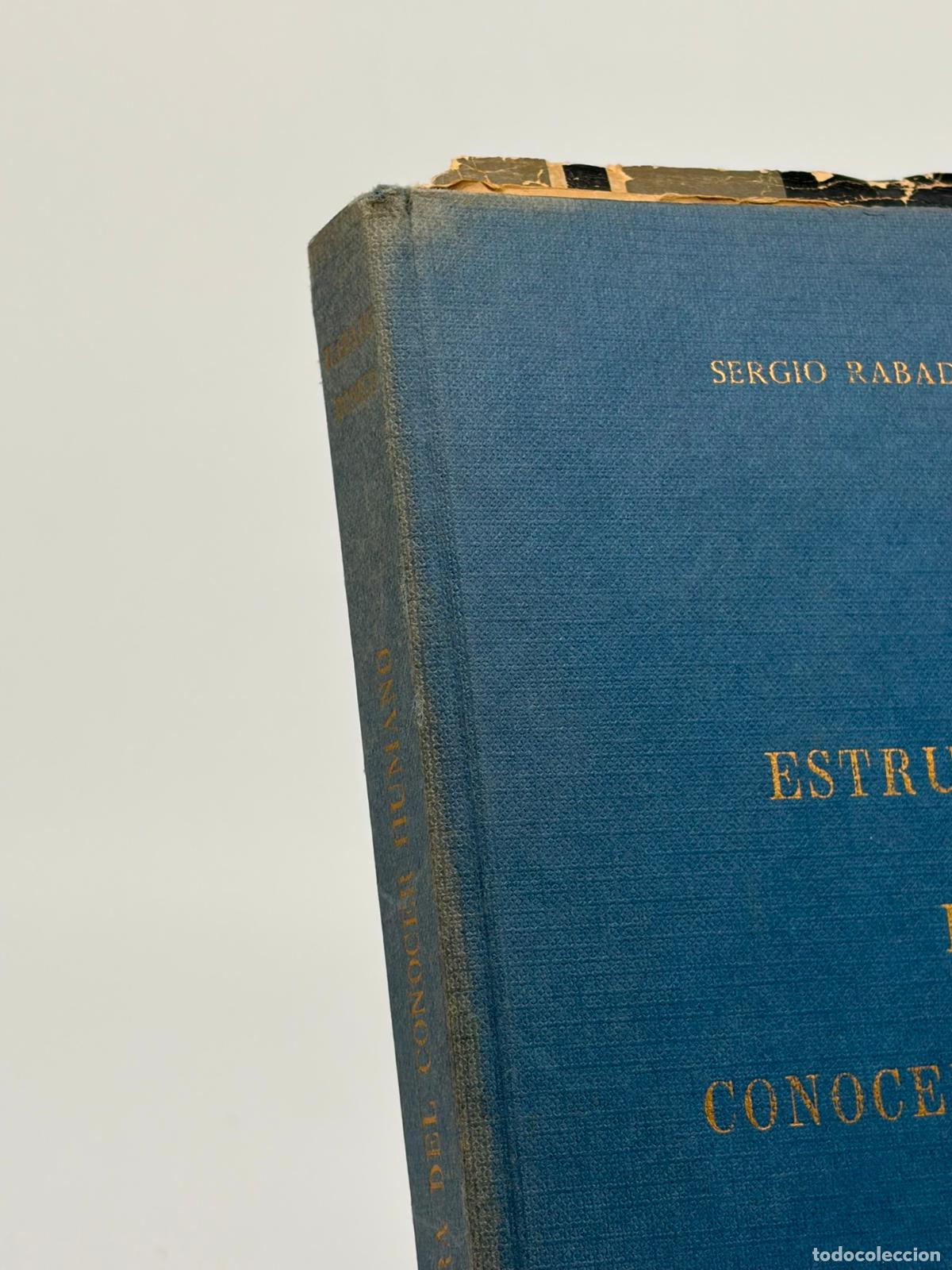 Libros de segunda mano: RABADE MORENO, Sergio. Estructura del conocer humano - Foto 3