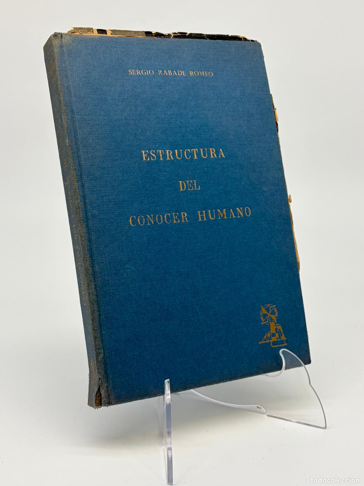 Libros de segunda mano: RABADE MORENO, Sergio. Estructura del conocer humano