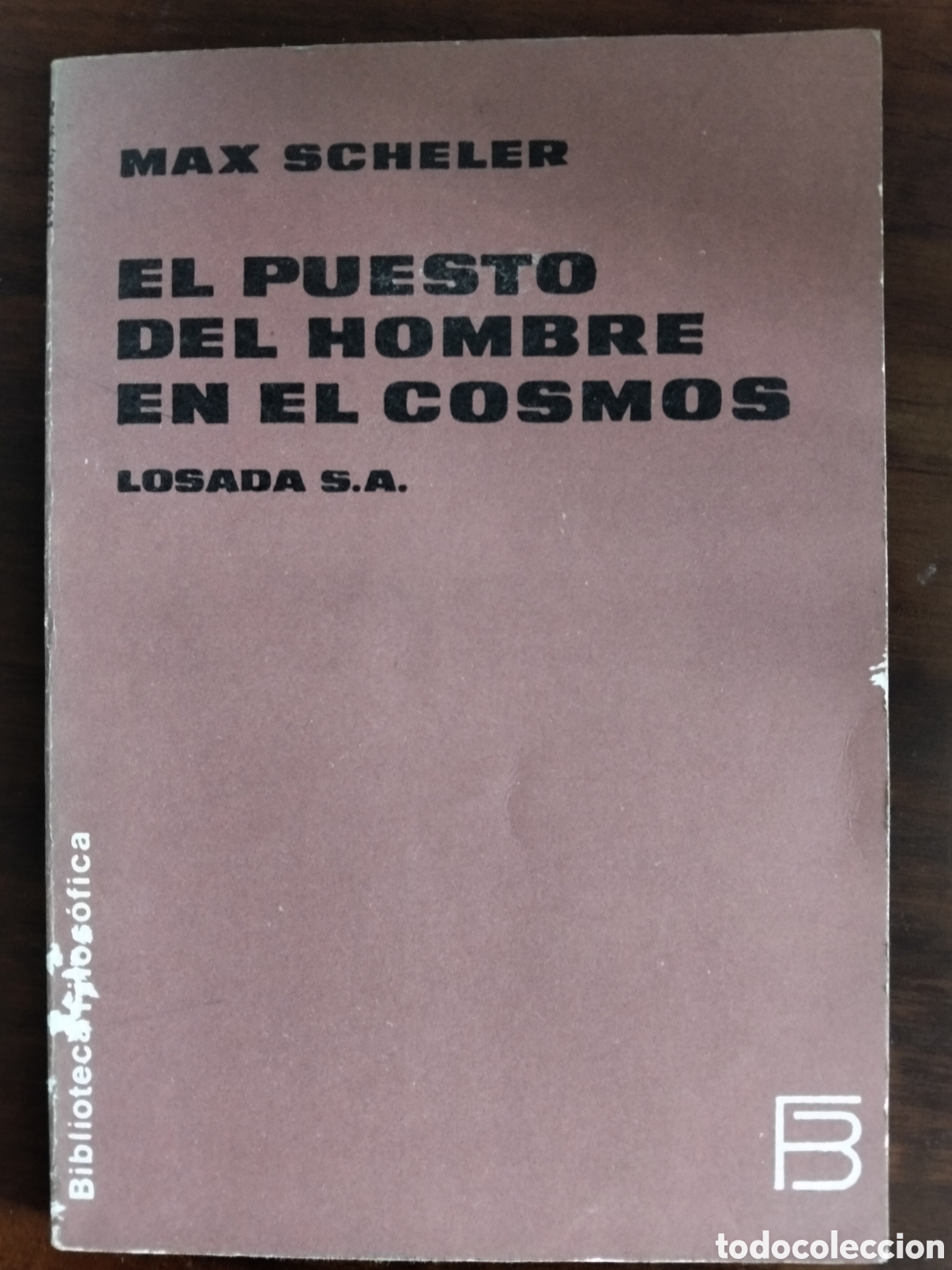 Libros de segunda mano: EL PUESTO DEL HOMBRE EN EL COSMOS MAX SHELER