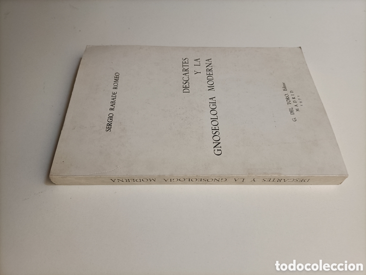 Libros de segunda mano: Descartes y la gnoseolog&iacute;a moderna. Sergio Rabade