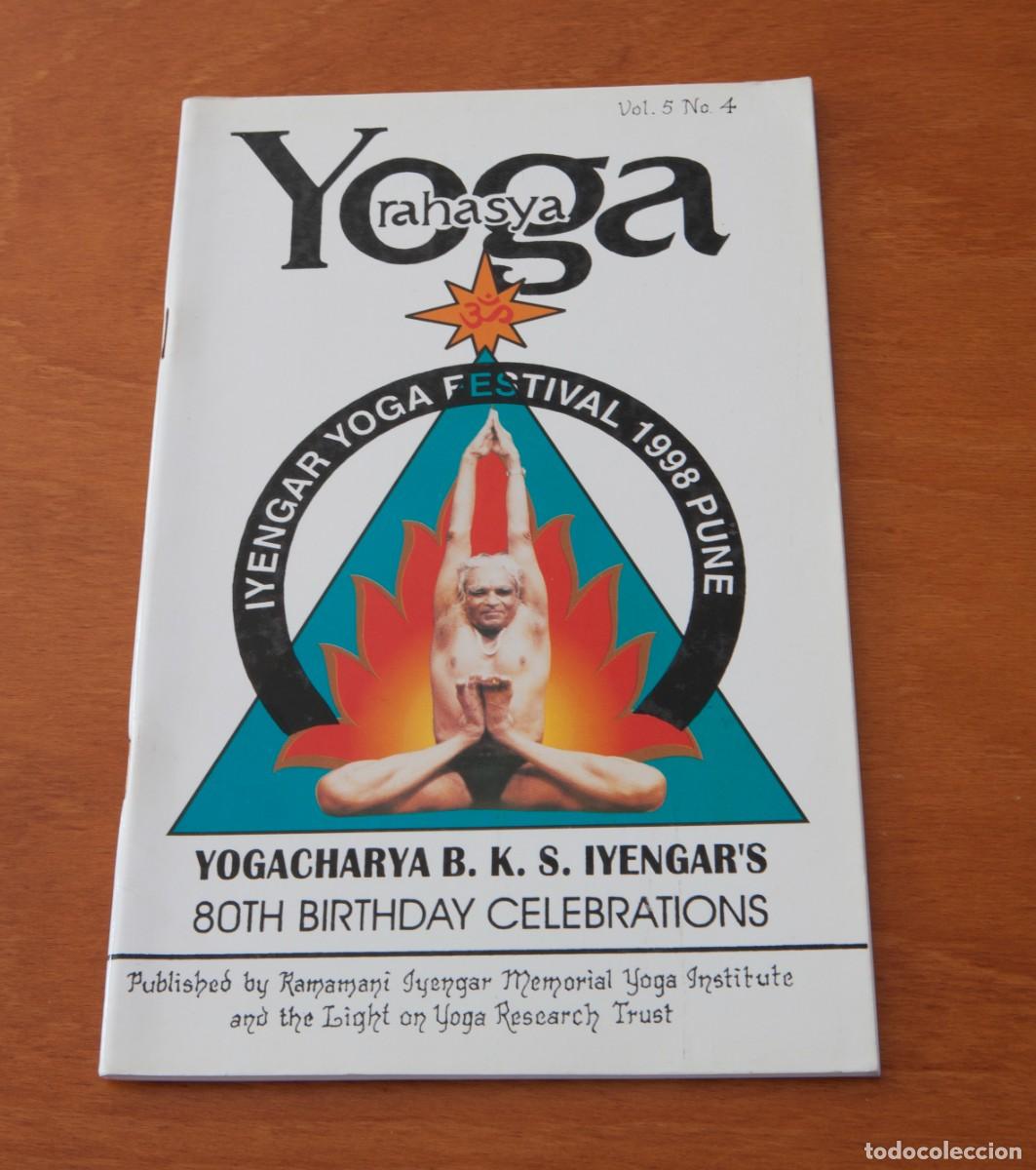 Libros de segunda mano: Yoga Rahasya, Vol. 5.N&ordm;4 Ramamani Iyengar Memorial Yoga Institute Pune, India