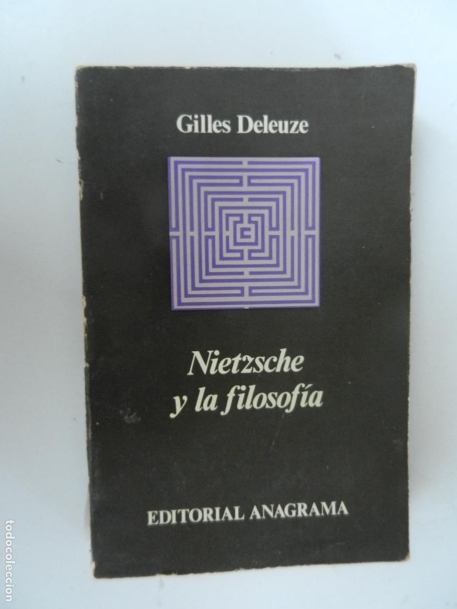 Libros de segunda mano: NIETZSCHE Y LA FILOSOF&Iacute;A - GILLES DELEUZE - EDITORIAL ANAGRAMA 1971.