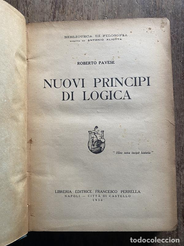 Libros de segunda mano: Nuovi Principi di Logica - Pavese Roberto