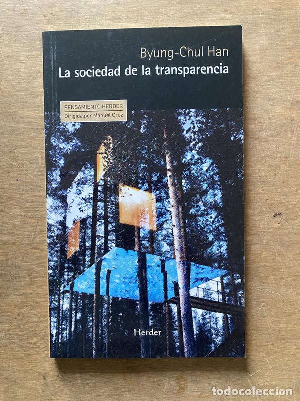Libros de segunda mano: La sociedad de la transparencia - Han Byung-Chul