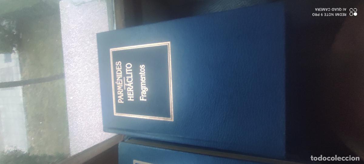 Libros de segunda mano: Fragmentos de Parm&eacute;nides y Her&aacute;clito - Foto 1