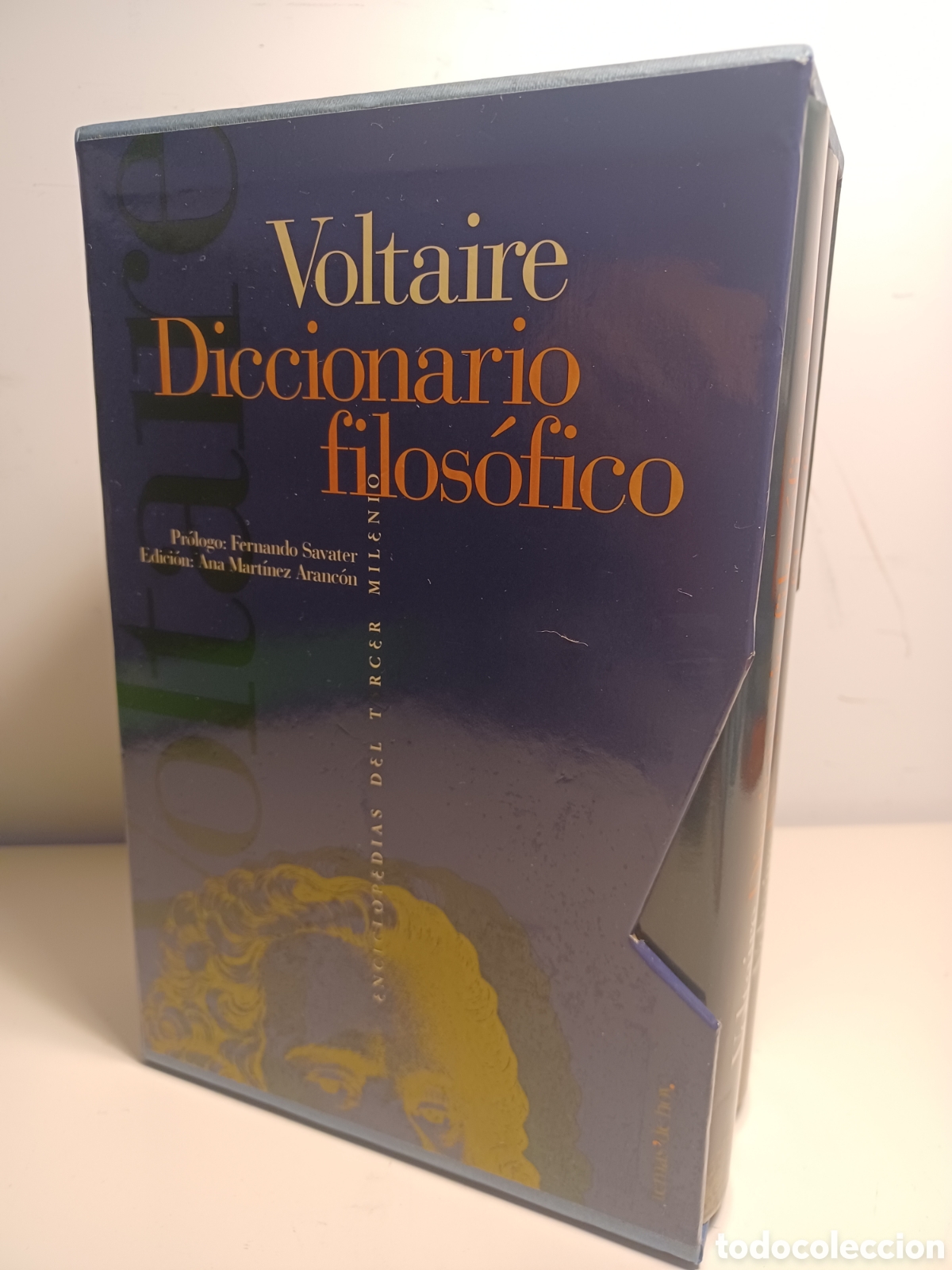 Libros de segunda mano: Voltaire. Diccionario filos&oacute;fico. Obra en 2 tomos con estuche/ Temas de hoy, 1995/ Excelente estado