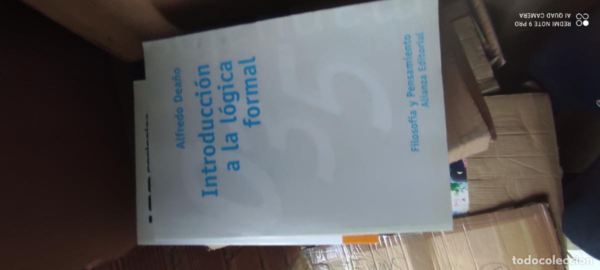 Libros de segunda mano: Introducci&oacute;n a la l&oacute;gica formal.- Dea&ntilde;o, Alfredo