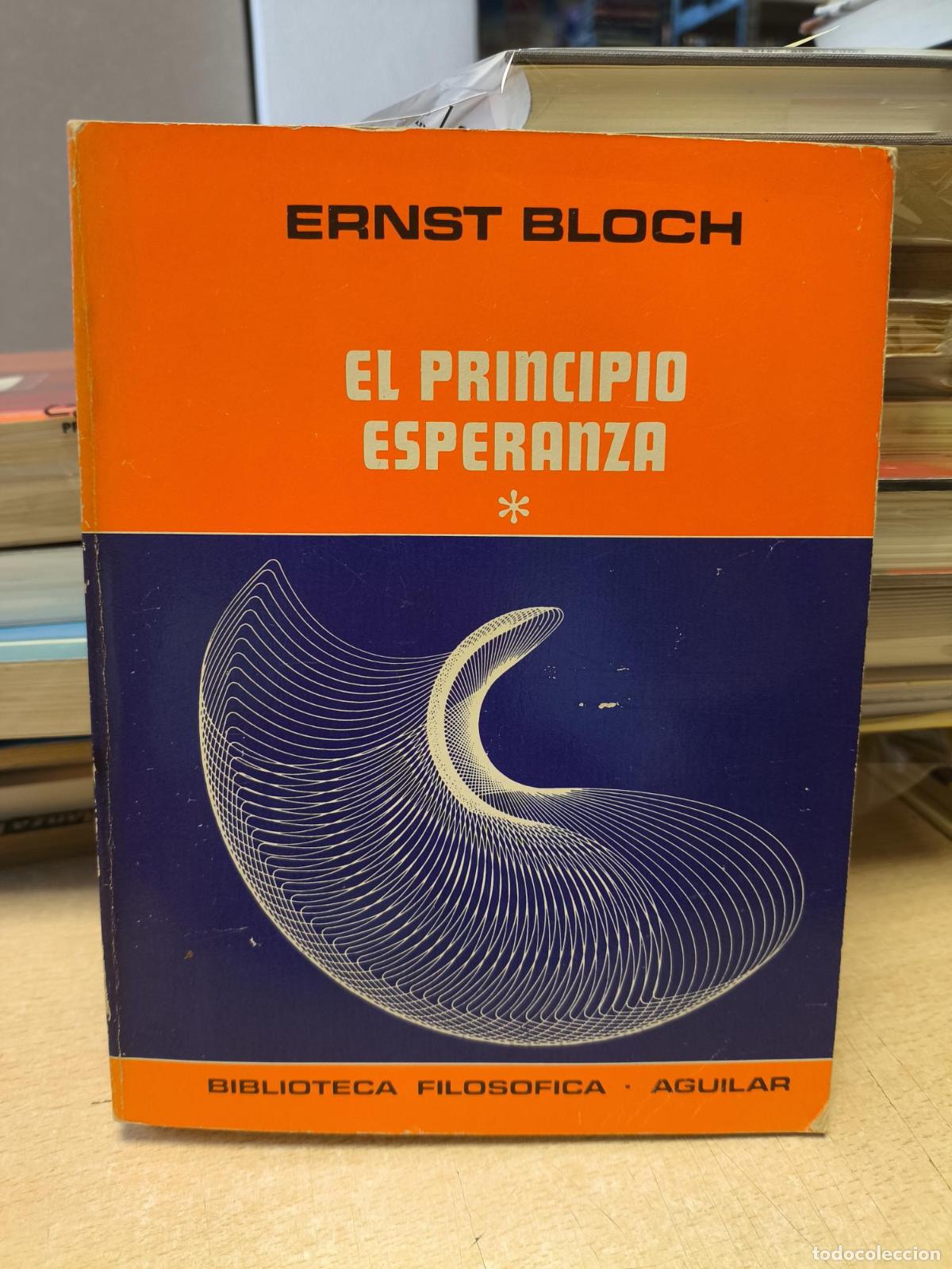 Libros de segunda mano: ERNST BLOCH - EL PRINCIPIO ESPERANZA TOMO I - AGUILAR - ERNST BLOCH