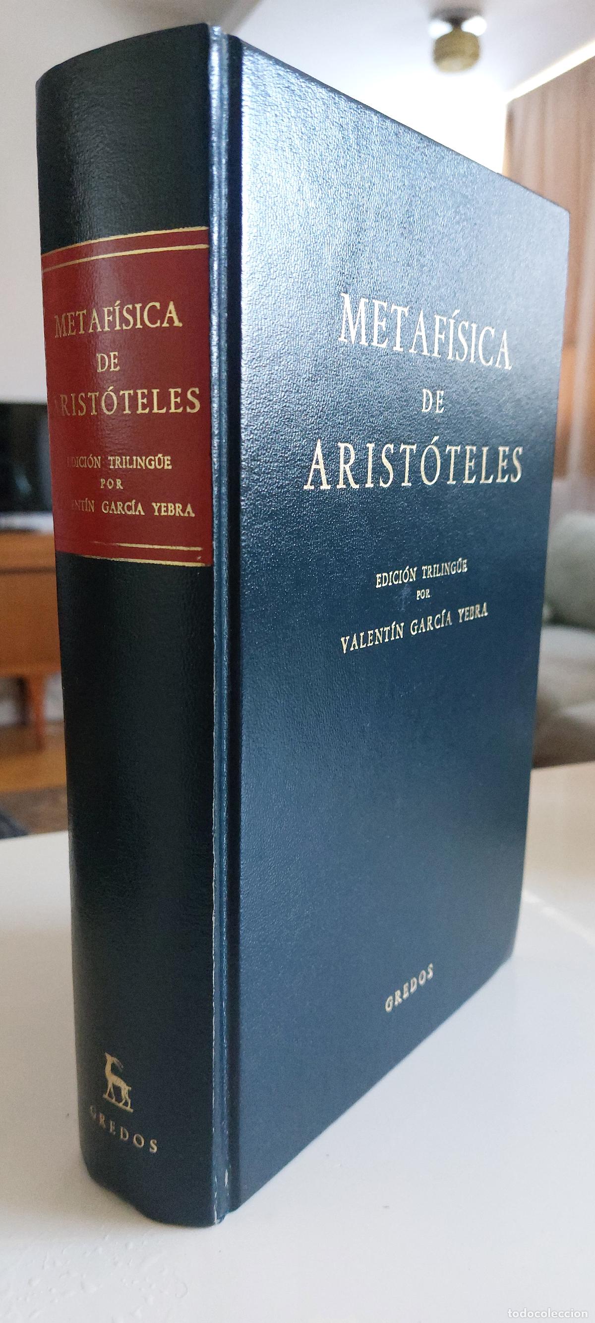 Libros de segunda mano: Metaf&iacute;sica - Arist&oacute;teles - Edici&oacute;n Triling&uuml;e - Gredos, 1990