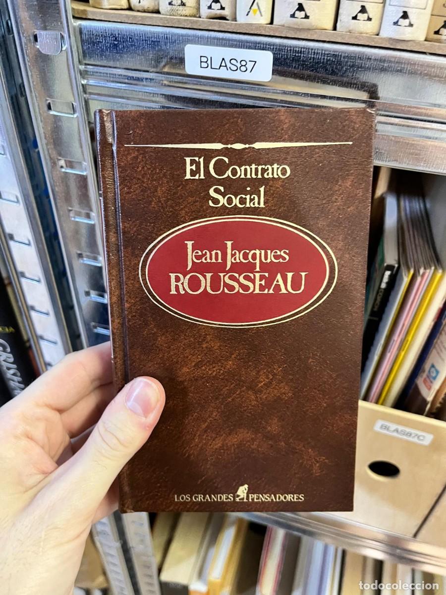 Libros de segunda mano: BLAS87 &ndash; Jean-Jacques Rousseau &ndash; El contrato social &ndash; RBA (Los Grandes Pensadores)