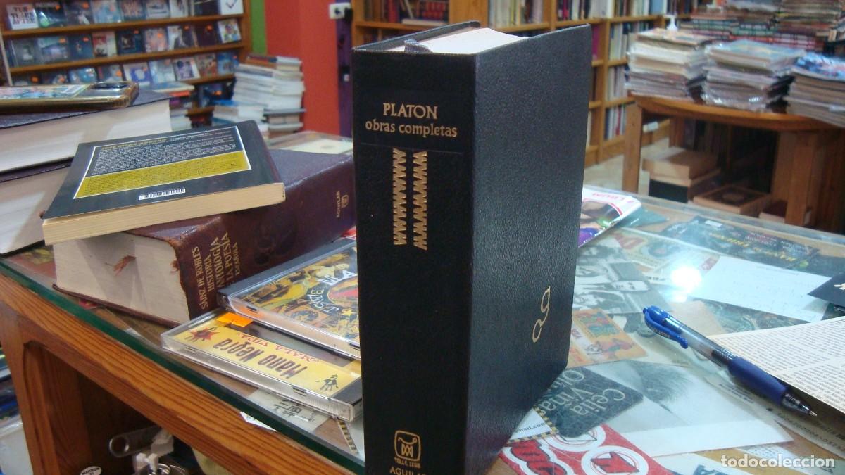 Libros de segunda mano: PLATON OBRAS COMPLETAS AGUILAR 2&ordf; edc. 1969