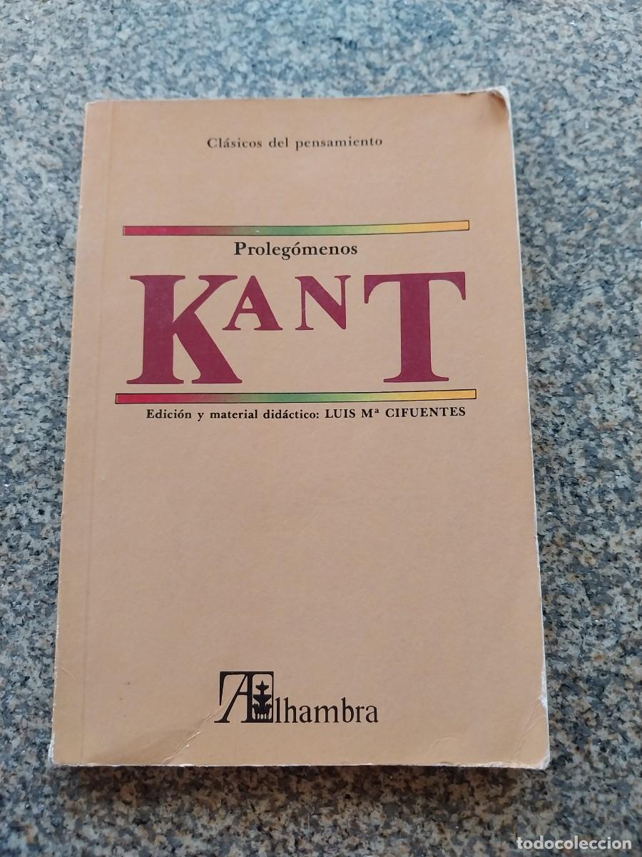 Libros de segunda mano: KANT PROLEGOMENOS -- ALHAMBRA -- - Foto 1