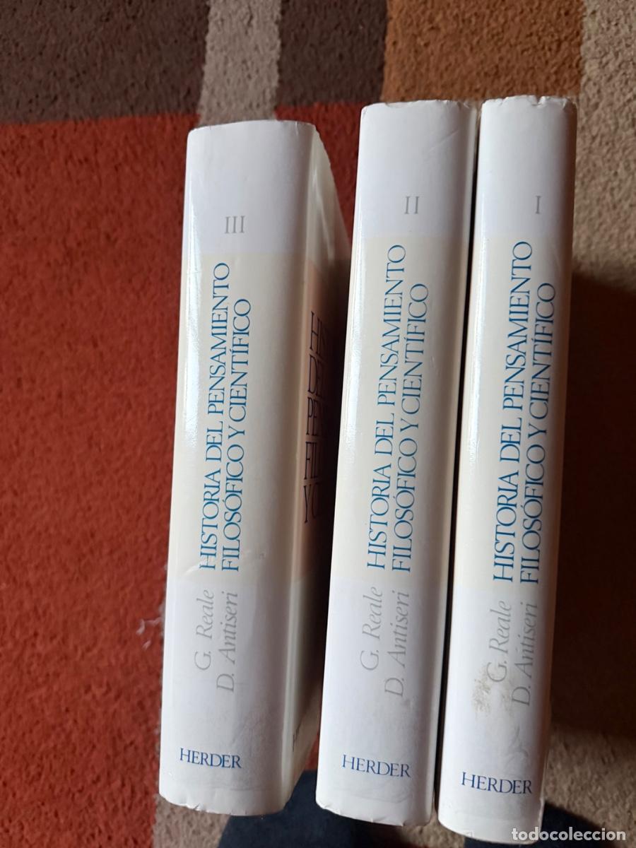 Libros de segunda mano: Pensamiento filos&oacute;fico y cient&iacute;fico Reale Antiseri