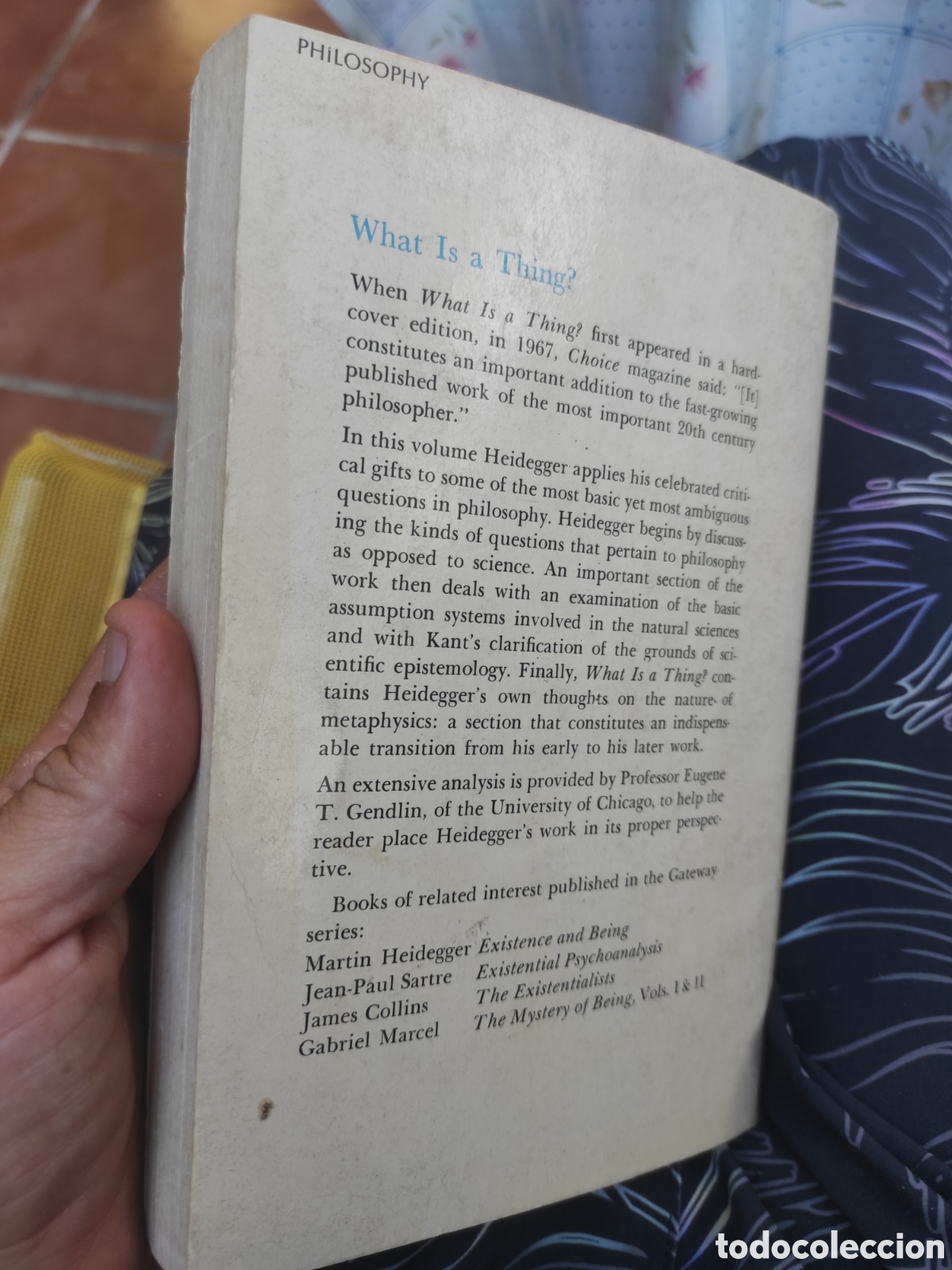 Libros de segunda mano: What is a Thing? Heidegger, Martin - Foto 2