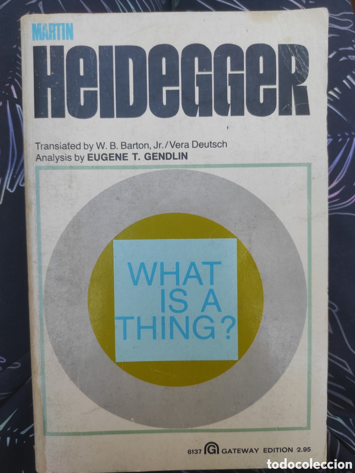 Libros de segunda mano: What is a Thing? Heidegger, Martin - Foto 1