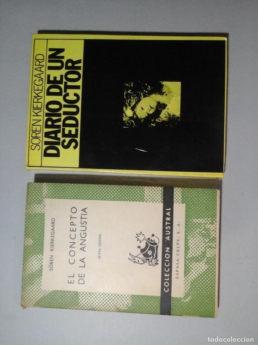 Libros de segunda mano: S&Ouml;REN KIERKEGAARD. 2 LIBROS. DIARIO DE UN SEDUCTOR. EL CONCEPTO DE LA ANGUSTIA. FILOSOF&Iacute;A