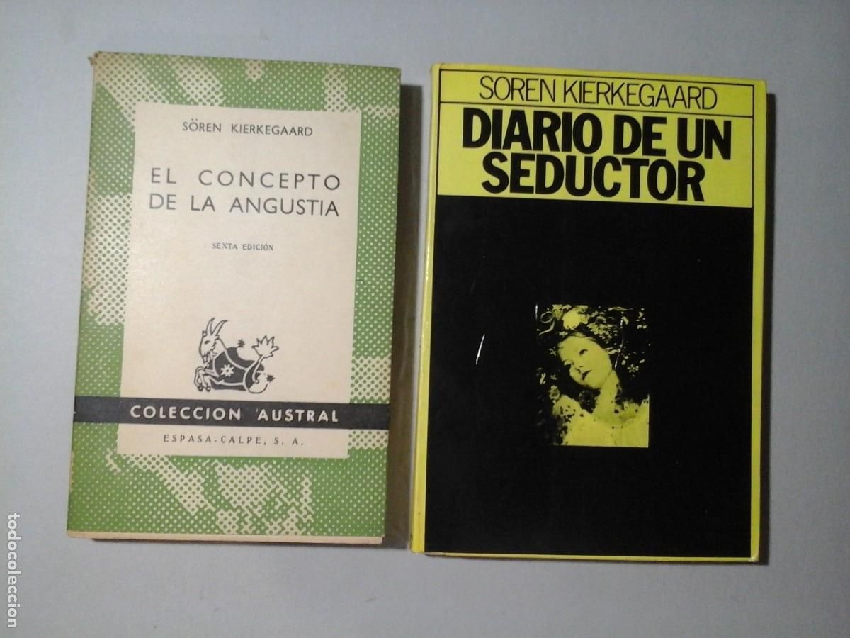 Libros de segunda mano: S&Ouml;REN KIERKEGAARD. 2 LIBROS. DIARIO DE UN SEDUCTOR. EL CONCEPTO DE LA ANGUSTIA. FILOSOF&Iacute;A
