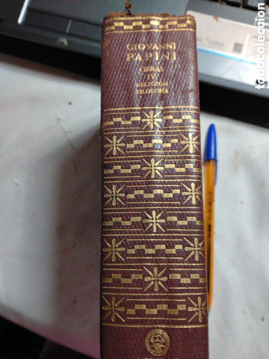 Livros em segunda m&atilde;o: GIOVANNI PAPINI - OBRA IV - RELIGI&Oacute;N, FILOSOF&Iacute;A - AGUILAR 1&ordf; EDICI&Oacute;N 1960.