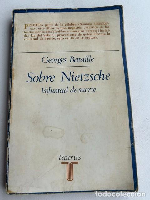 Libri di seconda mano: Sobre Nietzsche -Georges Bataille-