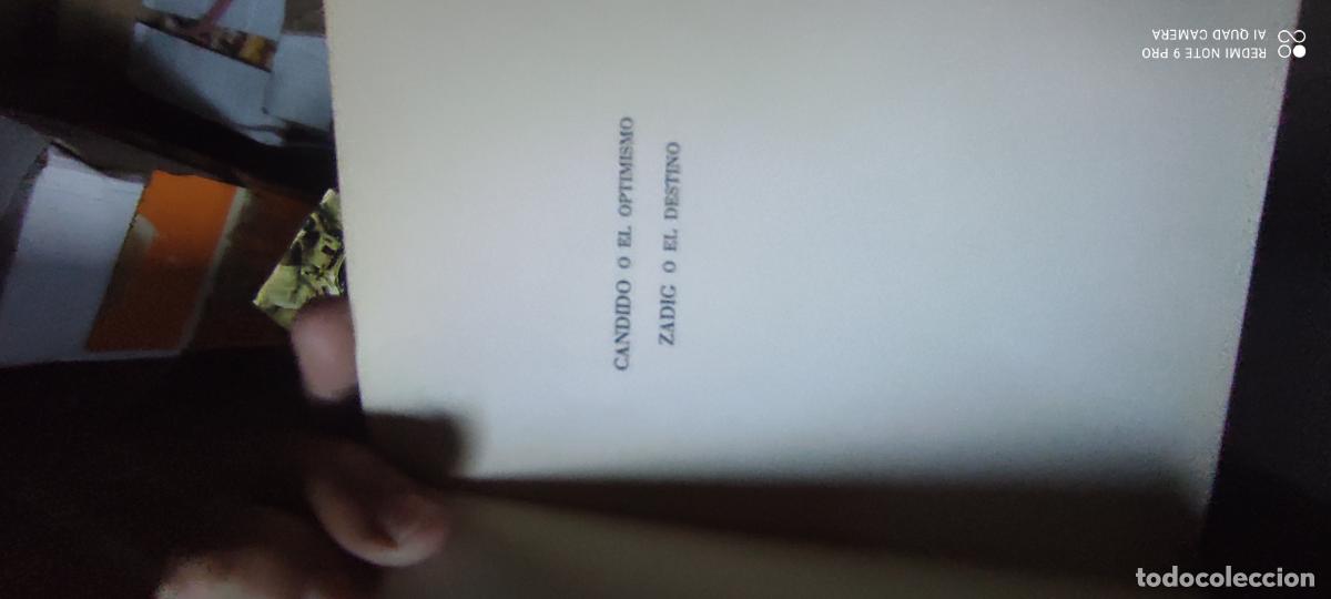 Libros de segunda mano: Voltaire. Candido. Zadig - Foto 1