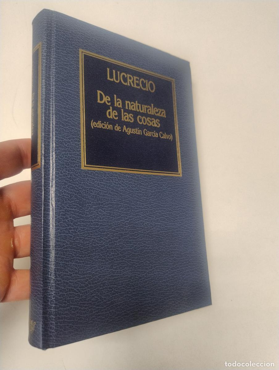 Second hand books: De la naturaleza de las cosas - Lucrecio