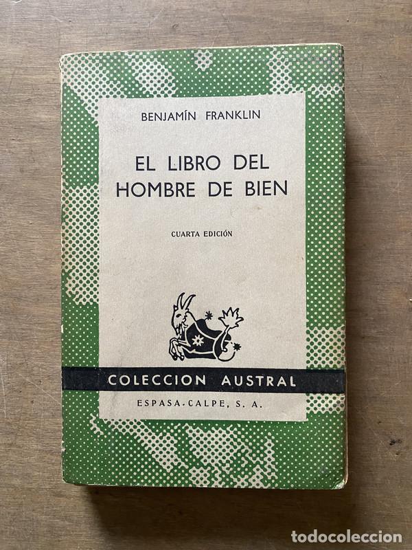 Libros de segunda mano: El libro del hombre de bien - Franklin Benjamin
