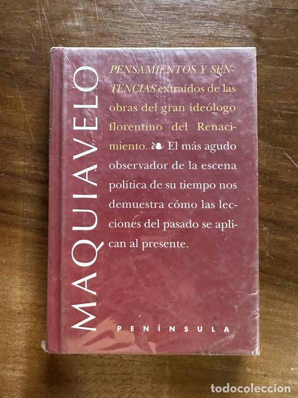 Libros de segunda mano: Pensamientos y Sentencias - Maquiavelo Nicolas