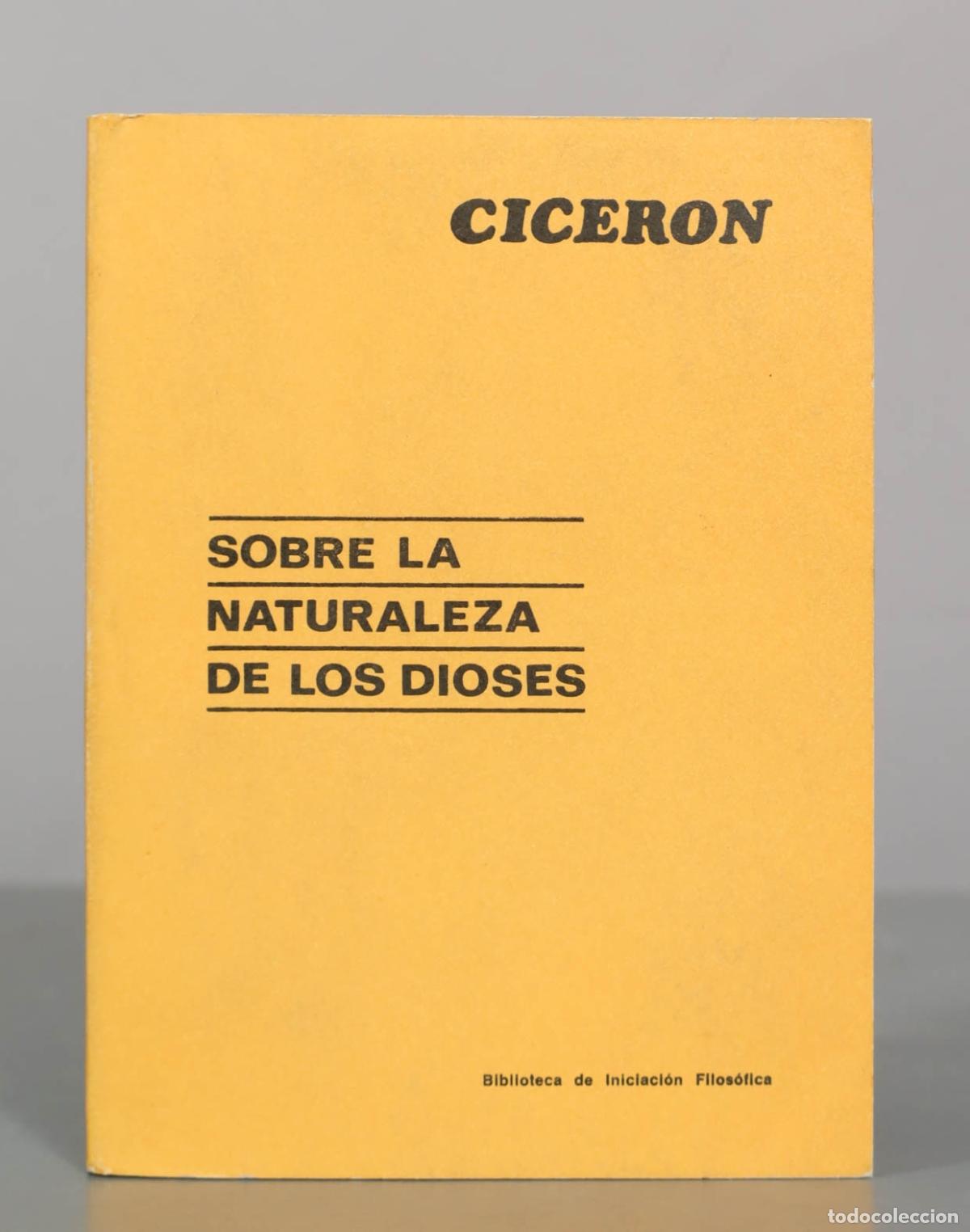 Libros de segunda mano: Sobre la naturaleza de los dioses - Cicer&oacute;n - Editorial Aguilar