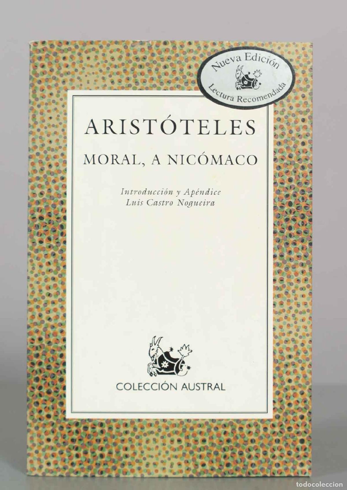 Libros de segunda mano: Moral, a Nic&oacute;maco - Arist&oacute;teles - Austral
