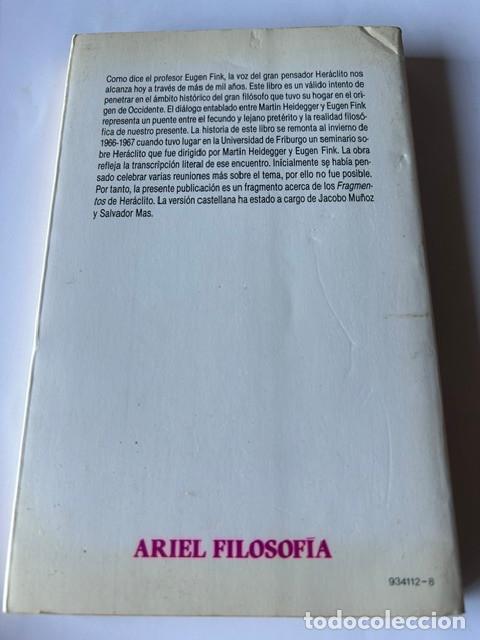Libros de segunda mano: Her&aacute;clito -Heidegger y Fink- - Foto 2