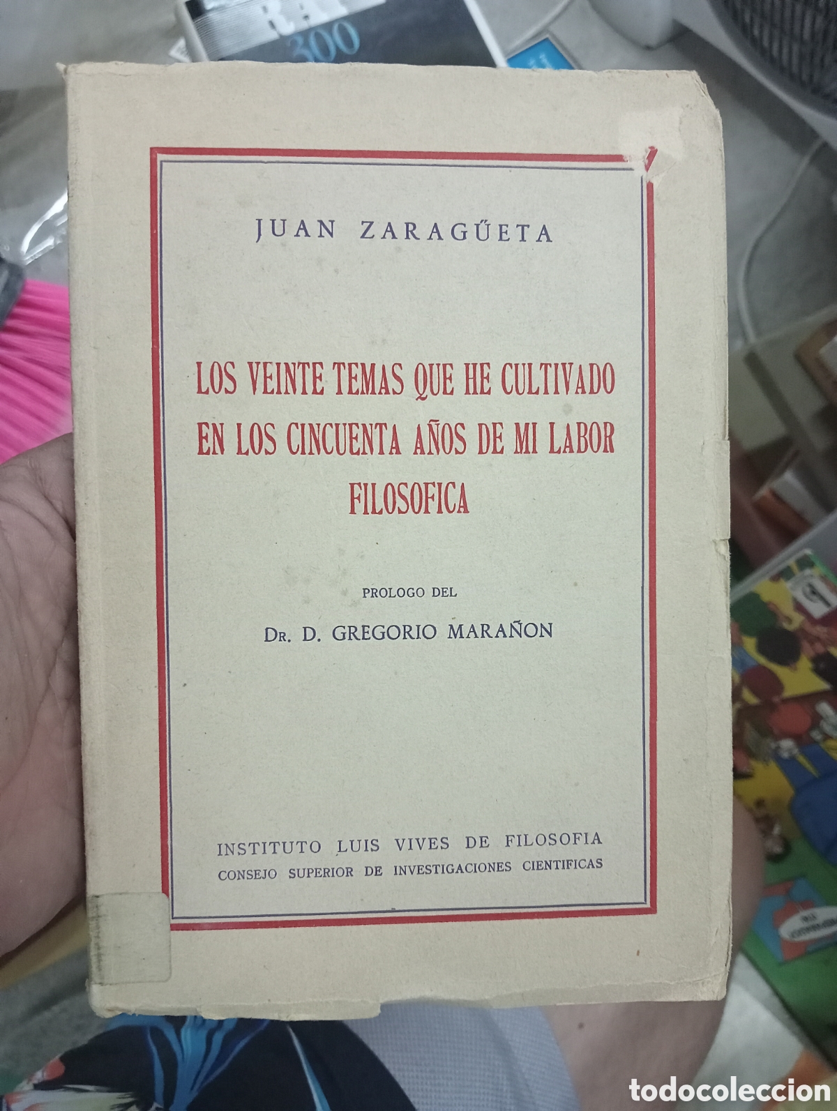 Libros de segunda mano: Los veinte temas que he cultivado en los cincuenta a&ntilde;os de mi labor filosofica