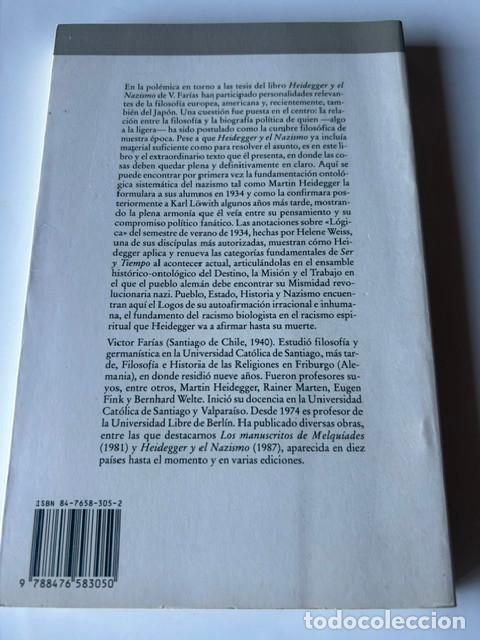 Libros de segunda mano: L&oacute;gica. Lecciones de Martin Heidegger - Foto 2