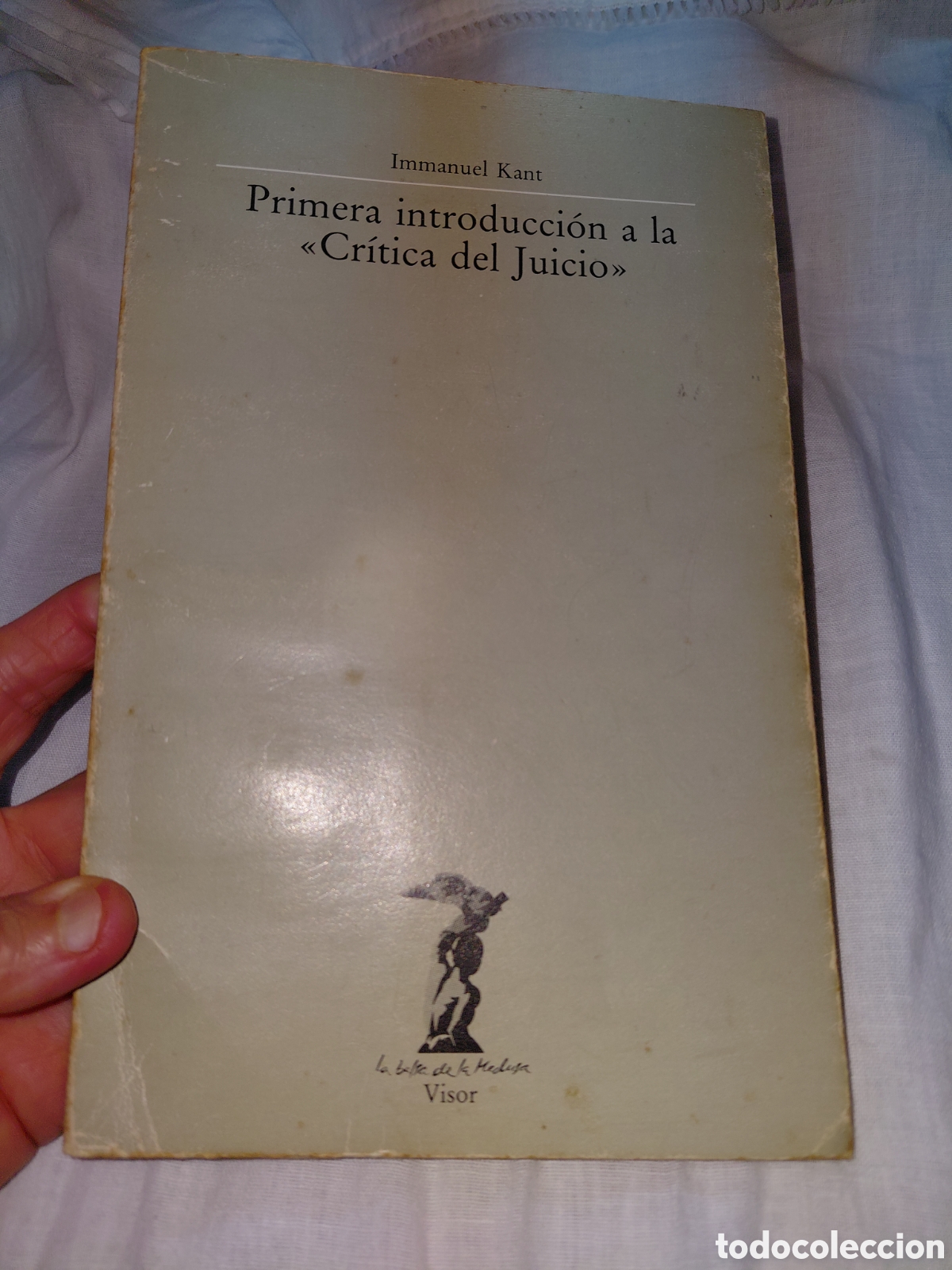 Gebrauchte B&uuml;cher: PRIMERA INTRODUCCION A LA CRITICA DEL JUICIO.IMMANUEL KANT.VISOR 1987