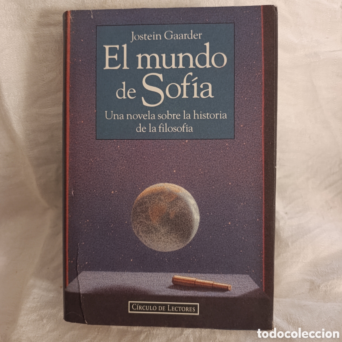 Libros de segunda mano: &rdquo;El mundo de Sof&iacute;a&rdquo; escrito por Jostein Gaarder, famosa novela que narra la historia de la filosofia