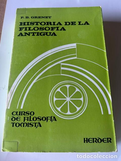 Libros de segunda mano: Historia de la filosof&iacute;a antigua -Grenet-