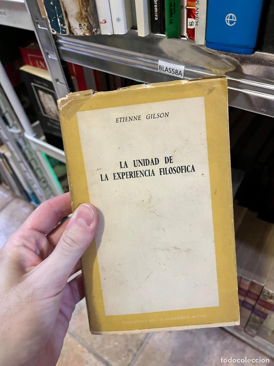 Libros de segunda mano: BLAS58A &Eacute;tienne Gilson, La unidad de la experiencia filos&oacute;fica, Rialp.