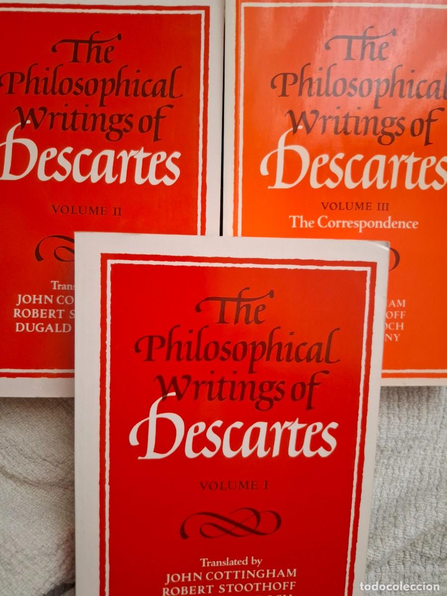 Libros de segunda mano: the philosophical writings of Descartes ed.John Cottingham Robert Stoothoff Dugald Murdoch