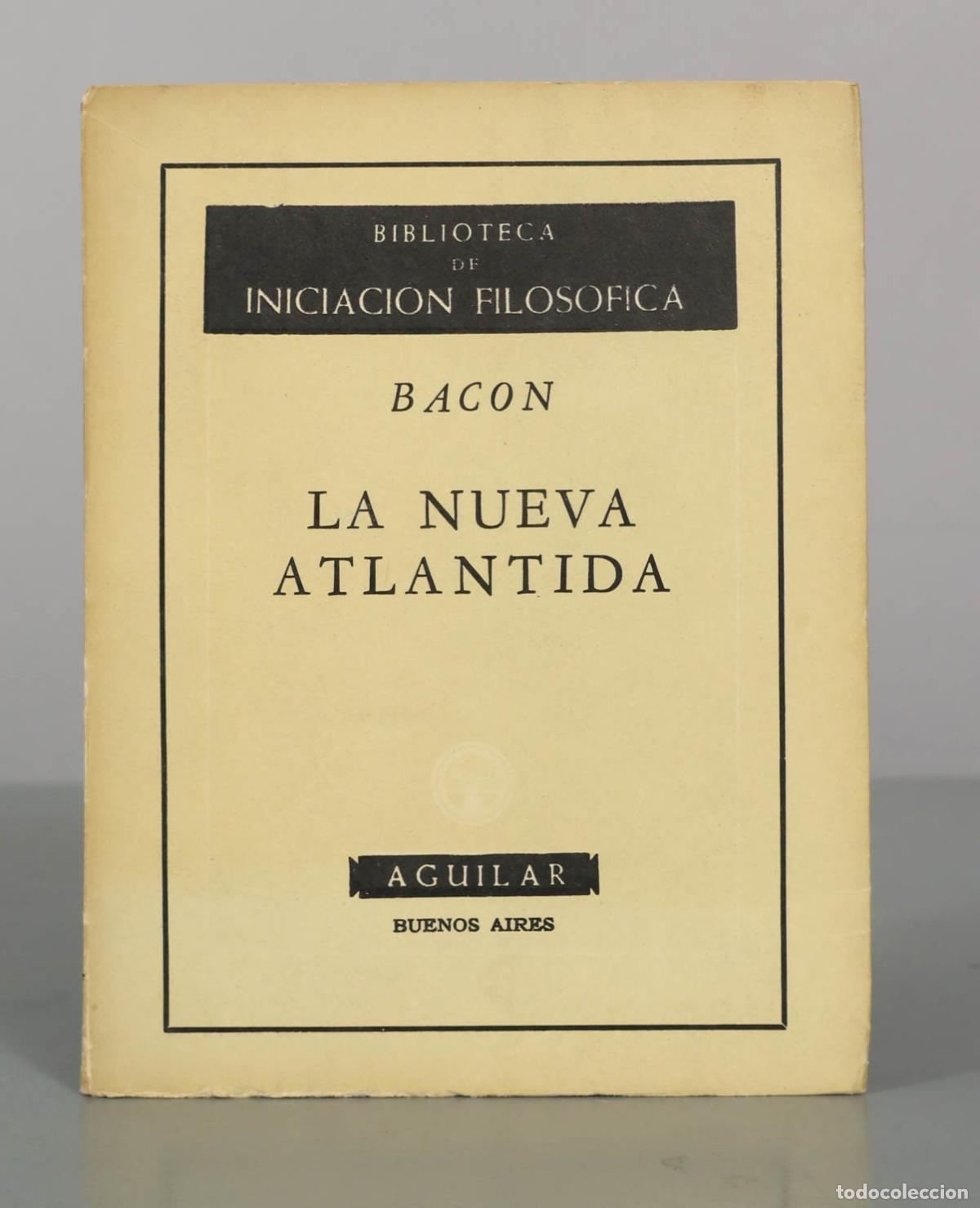 Libros de segunda mano: La Nueva Atl&aacute;ntida - Francis Bacon - Editorial Aguilar