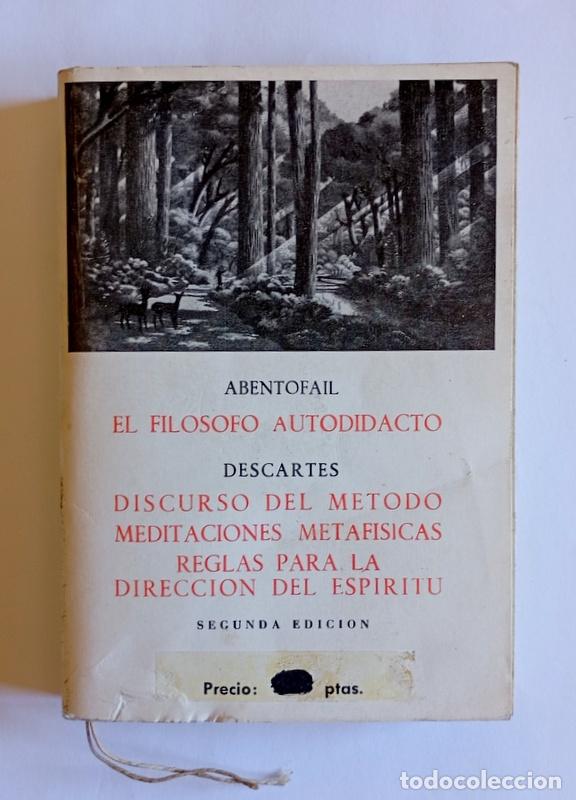 Libros de segunda mano: EL FILOSOFO AUTODIDACTICO - ABENTOFAIL / EL DISCURSO DEL METODO - DECARTES