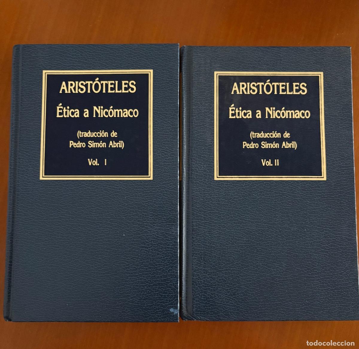 Libros de segunda mano: &Eacute;tica a Nic&oacute;maco (Vol I y II) - Arist&oacute;teles