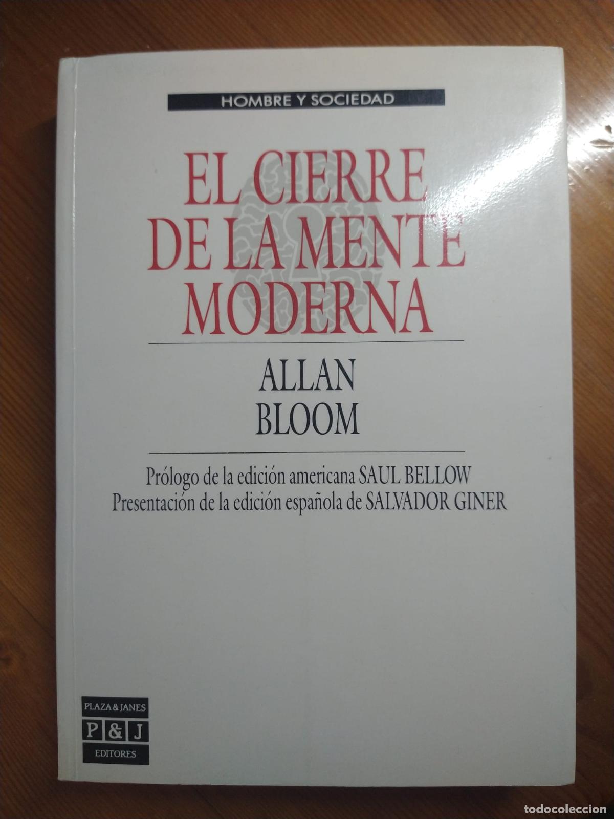 Libros de segunda mano: El cierre de la mente moderna - Allan Bloom - Foto 1